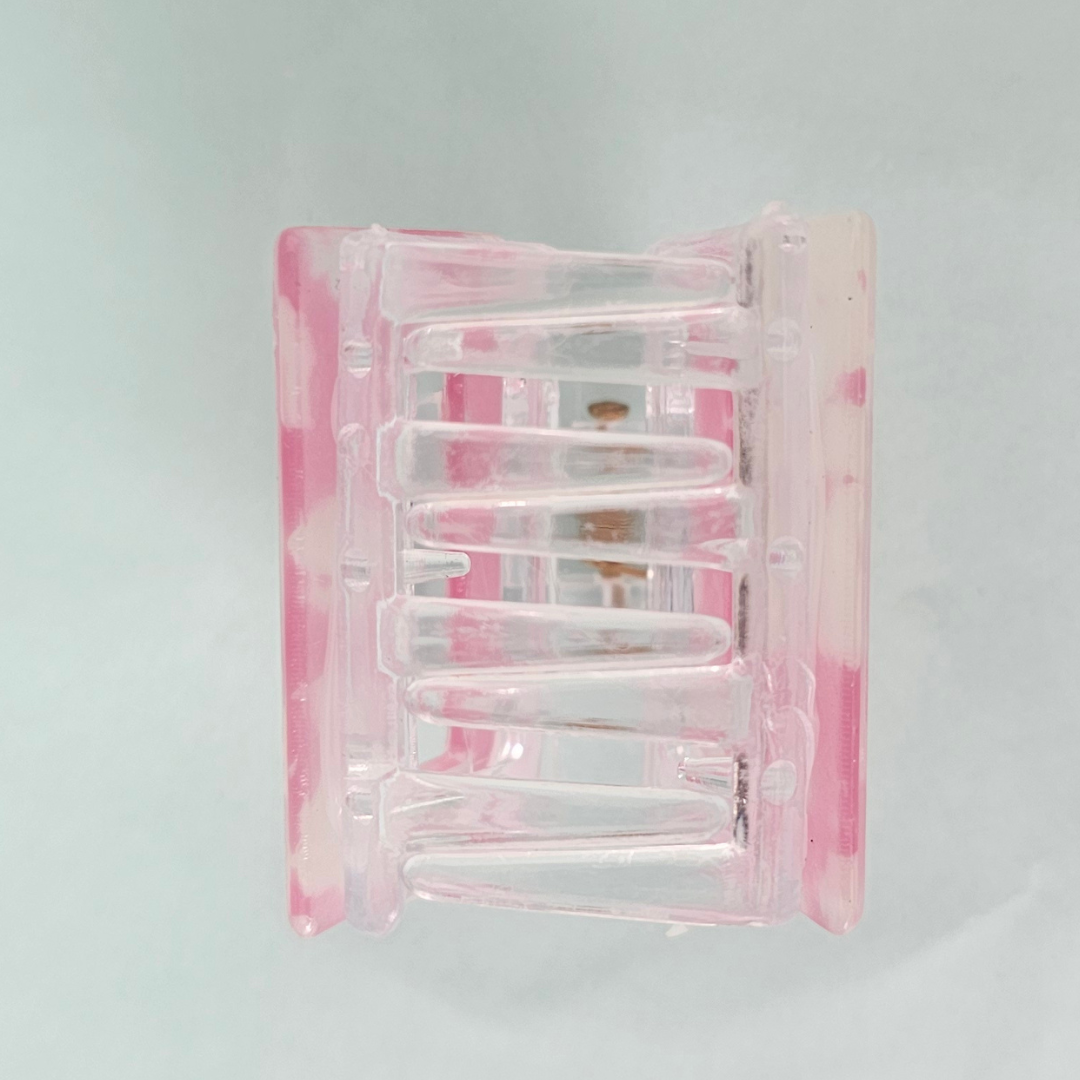 Trendy Acrylic Mini Hair Clips | Solid and Marbled Hair Clutches