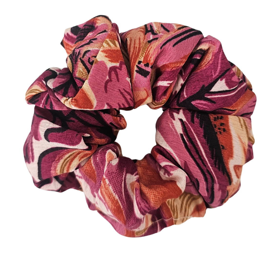 Abstract Print Scrunchies | Trendy Hair Accessories for Women