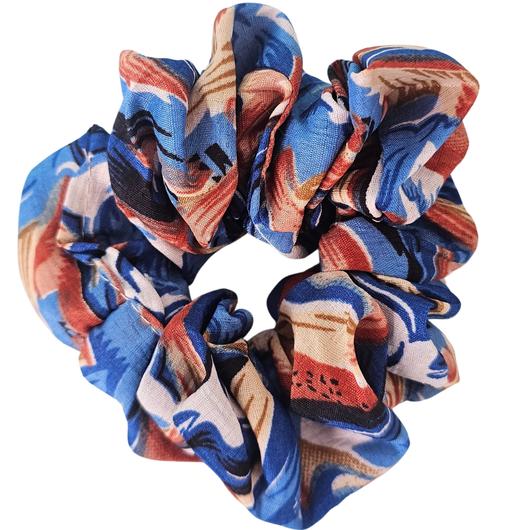 Abstract Print Scrunchies | Trendy Hair Accessories for Women